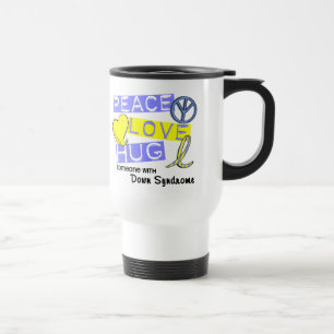 Mug De Voyage ÉTREINTE d'AMOUR de PAIX quelqu'un avec le