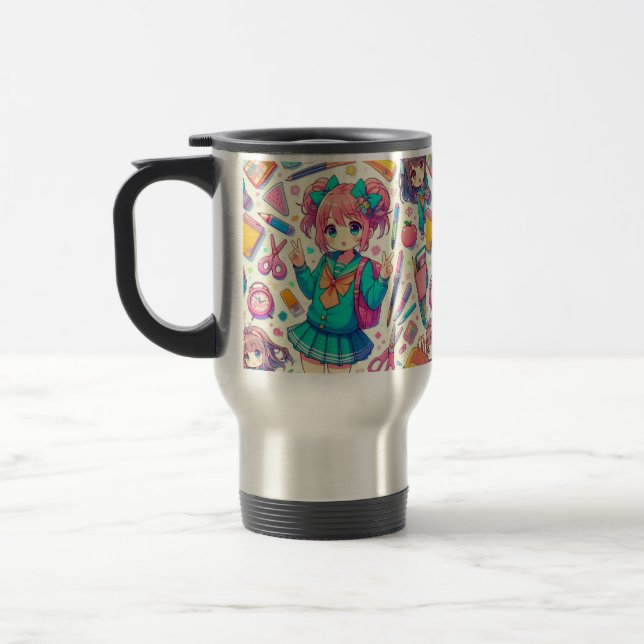Mug De Voyage étudiant anime (Gauche)