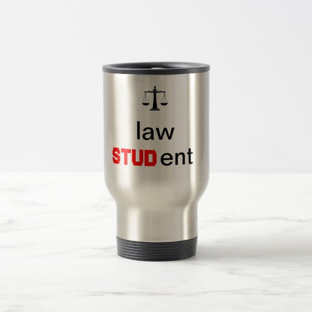 Mug De Voyage Étudiant en droit (Centre)