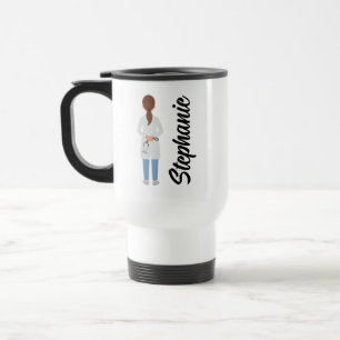 Mug De Voyage Étudiant en médecine personnalisé Médecin fémini