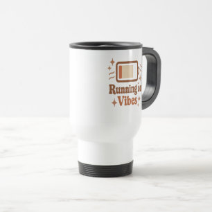 Mug De Voyage Exécution sur Vibes Retro Batterie Design