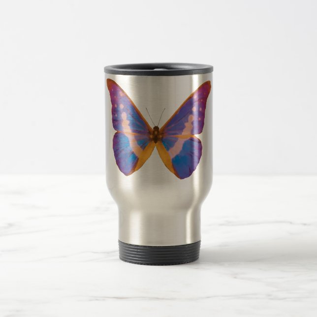 Mug De Voyage Exotic Butterfly Watercolor (Centre)