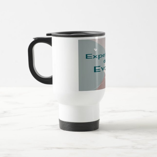 Mug De Voyage Expérience Et Évolution (Gauche)