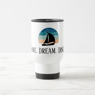 Mug De Voyage Explorez. Rêvez. Découvrez. Musique de voyage