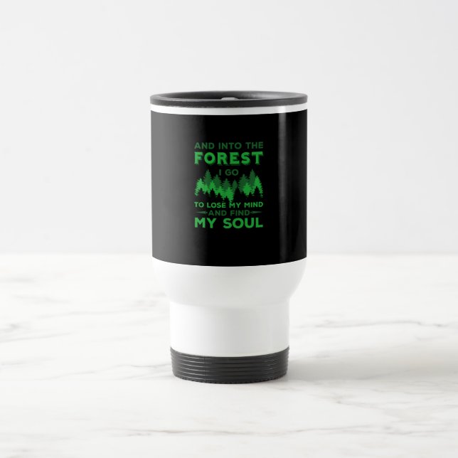 Mug De Voyage Extérieur - Dans La Forêt Je Vais (Centre)