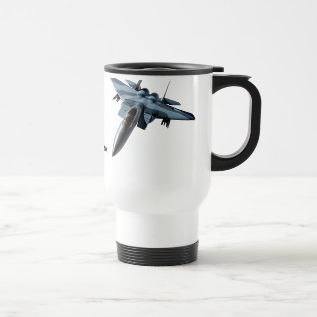 Mug De Voyage F-15C au-dessus de l'Alaska Drinkware (Droite)