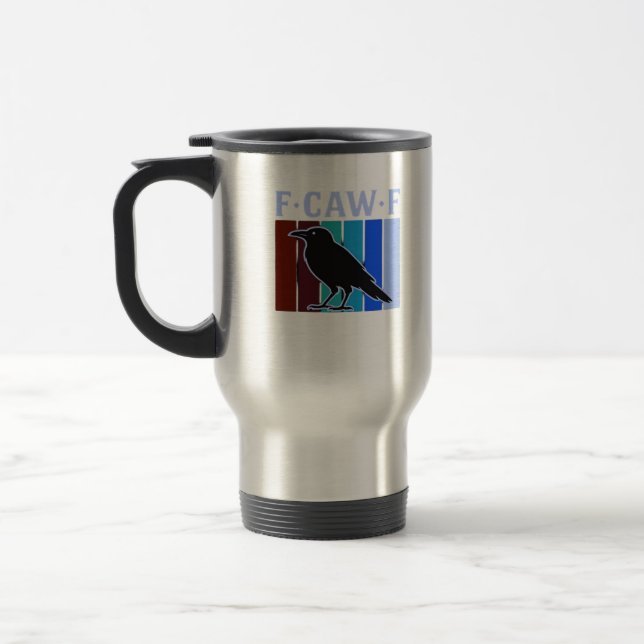 Mug De Voyage F-Caw-F Classic Creative Graphic (Gauche)