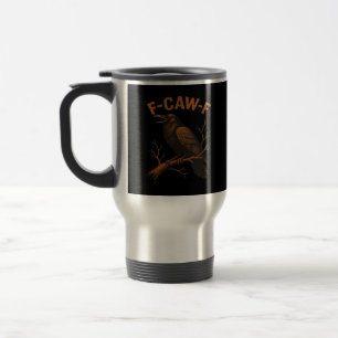 Mug De Voyage F-Caw-F Corbeau Amoureux de Corbeau Drôle Humour O