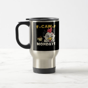 Mug De Voyage F-Caw-F Lundi Classique Minimaliste Propre