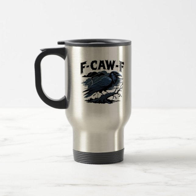 Mug De Voyage F-Caw-F Minimal Clean (Gauche)