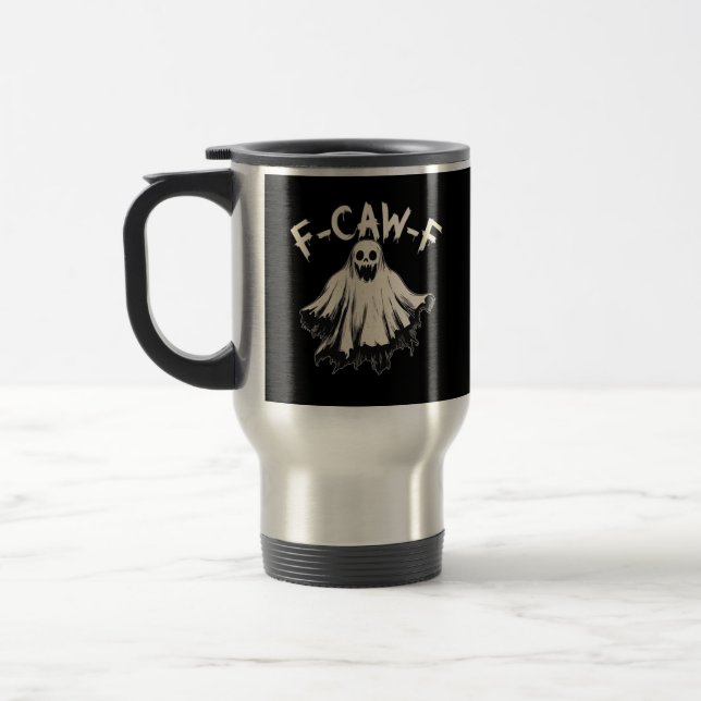 Mug De Voyage F Caw F Raven Retro Classic Style (Gauche)