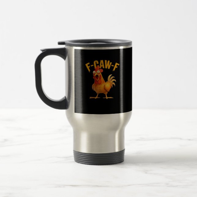 Mug De Voyage F-Caw-F Rétro Classique (Gauche)