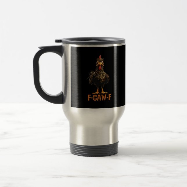 Mug De Voyage F-Caw-F Simple Clean (Gauche)