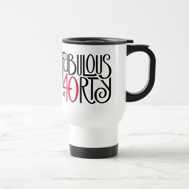 Mug De Voyage Fabuleux à 40 rouges (Droite)