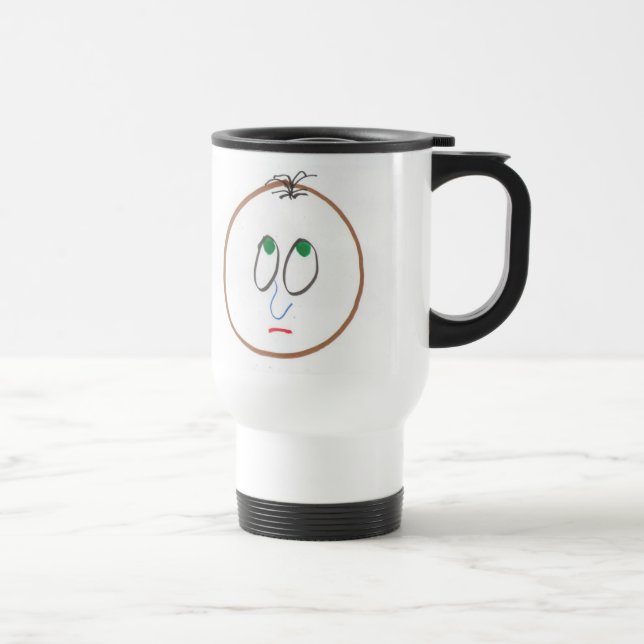 Mug De Voyage Faces amusantes Voyage Mug (Droite)