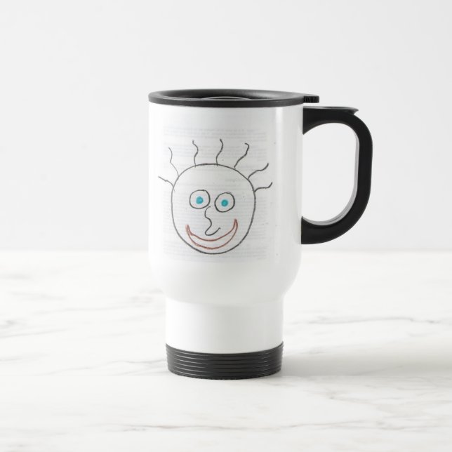 Mug De Voyage Faces amusantes Voyage Mug (Droite)