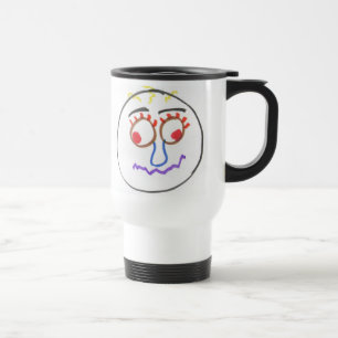 Mug De Voyage Faces amusantes Voyage Mug