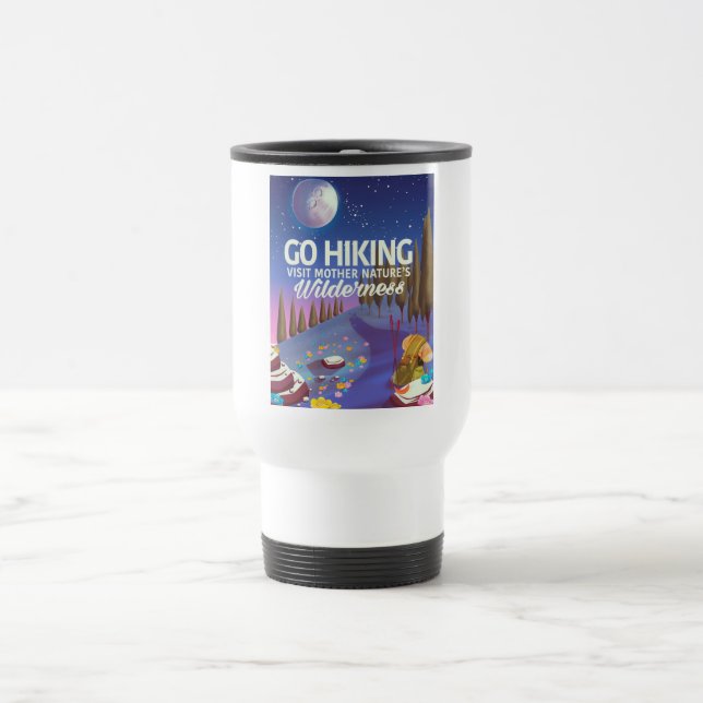 Mug De Voyage Faire de la randonnée ! (Édition de nuit) (Centre)