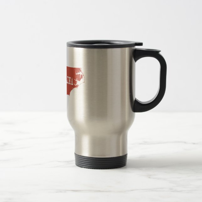 Mug De Voyage Fait en Caroline du Nord (Droit)
