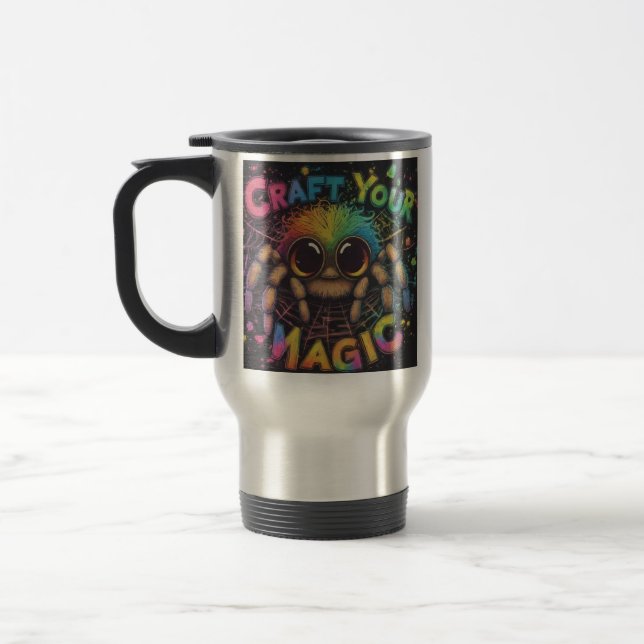 Mug De Voyage "Faites cuire votre magie" Canette de café de voya (Gauche)