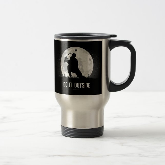 Mug De Voyage Faites-le dehors (Hockey) (Droit)