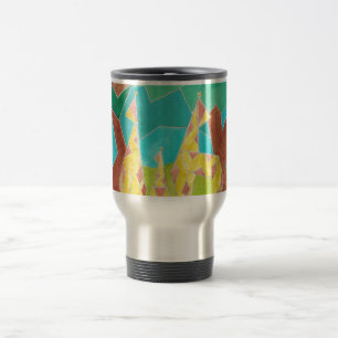 Mug De Voyage Famille de girafes Art aquarelle