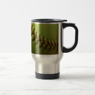 Mug De Voyage Fan jaune du base-ball