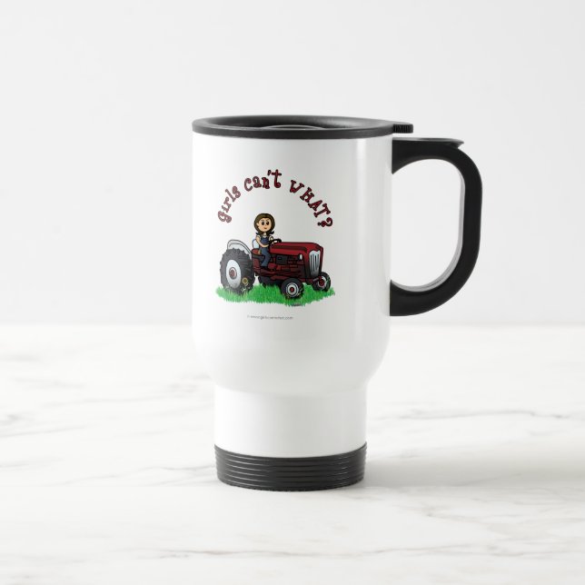 Mug De Voyage Farmer rouge clair (Droite)