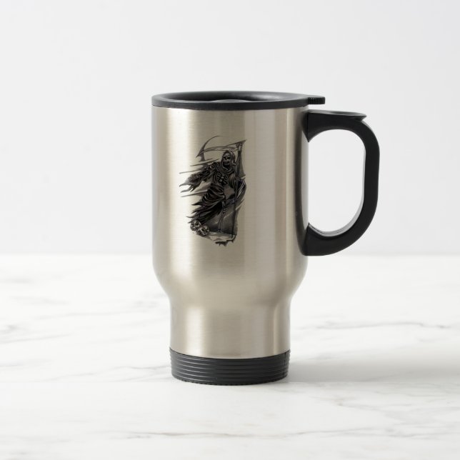 Mug De Voyage Faucheuse prenant des âmes (Droit)