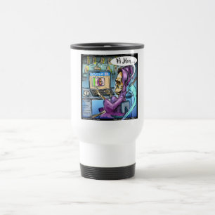 Mug De Voyage Faucheuse & Skythe Cadeaux Drôles Cartes & T-Shirt