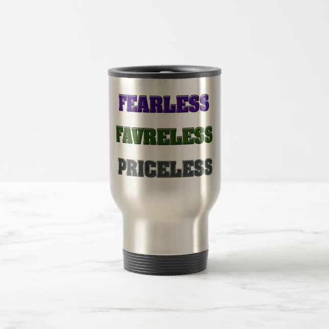 Mug De Voyage Favreless courageux inestimable (Centre)