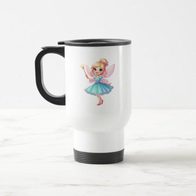 Mug De Voyage Fée bleue Whimsical (Gauche)