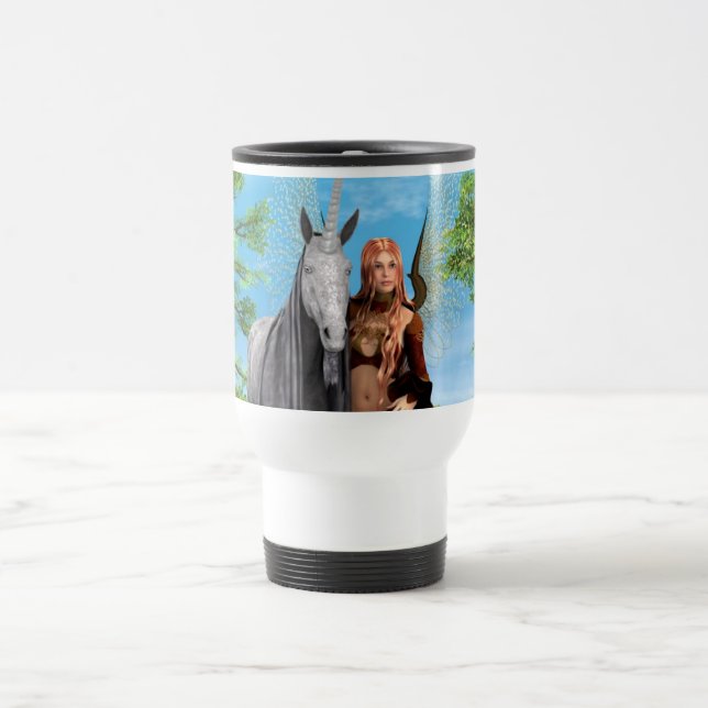 Mug De Voyage Fée et licorne (Centre)