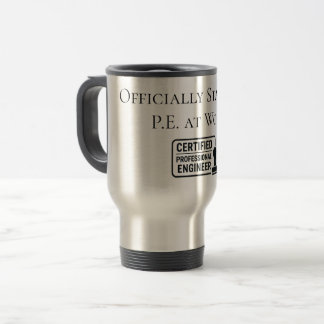 Mug De Voyage Félicitations à l'ingénieur agréé