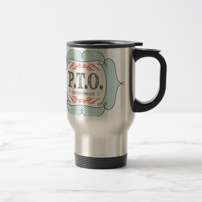Mug De Voyage Félicitations amusantes pour faire semblant d'être (Droit)