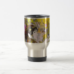 Mug De Voyage Femme Art Nouveau