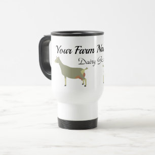 Mug De Voyage Ferme de chèvre laitière de Toggenburg personnalis