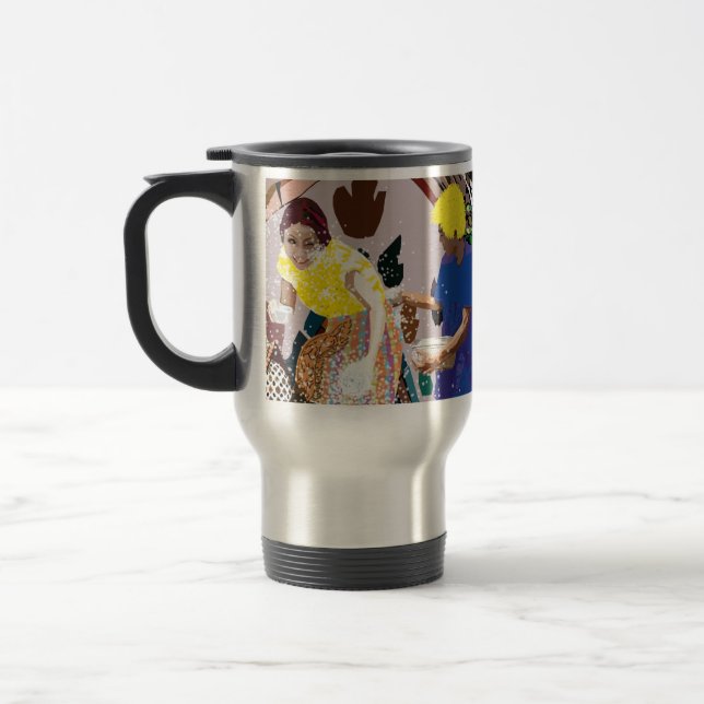 Mug De Voyage festival songkran thai culture water splashing (Gauche)