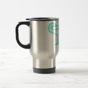 Mug De Voyage Fête de bachelorette Margs Turquoise & Matrimony