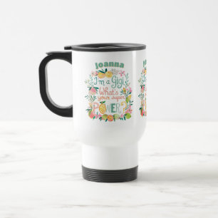 Mug De Voyage Fête des mères GIGI personnalisées Anniversaire No