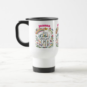 Mug De Voyage Fête des mères GIGI personnalisées Anniversaire No