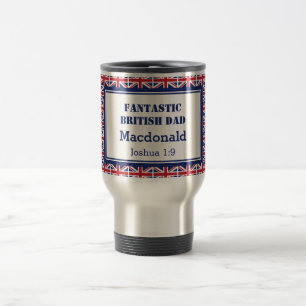 Mug De Voyage Fête des pères FANTASTIQUE PÈRE BRITANNIQUE