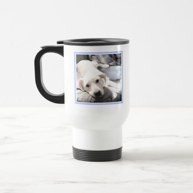 Mug De Voyage Fête des pères Meilleur Papa Jamais mignonne Chien (Gauche)