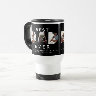 Mug De Voyage Fête des pères personnalisée Collage photo meil