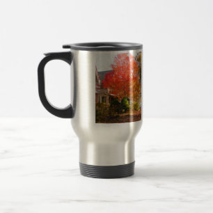 Mug De Voyage Feuillage d'automne dans Oak Bluffs - Vignoble de 