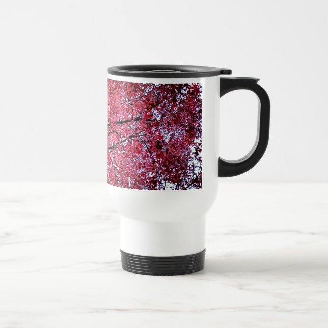 Mug De Voyage Feuille rose (Droite)