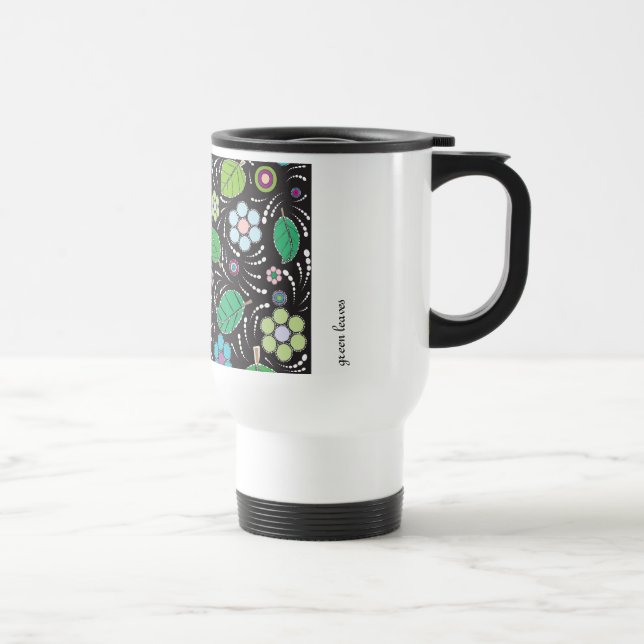 Mug De Voyage feuille vert (Droite)