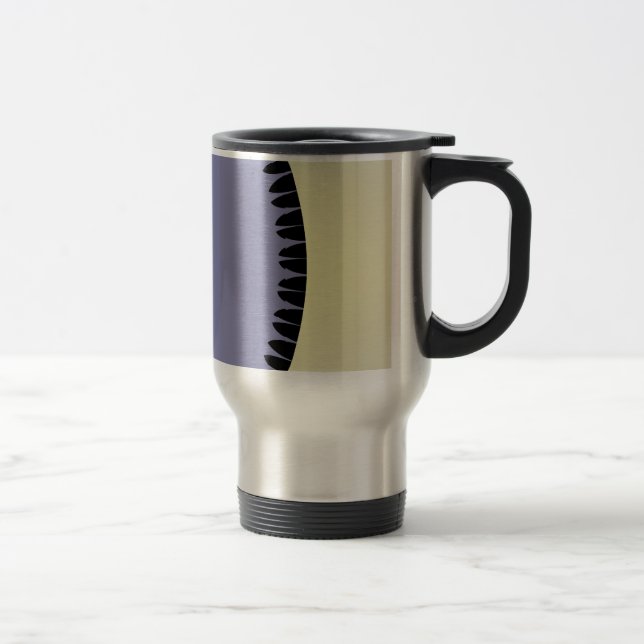 Mug De Voyage Feuille violette (Droit)