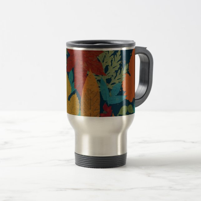 Mug De Voyage Feuilles d'automne (Devant droit)