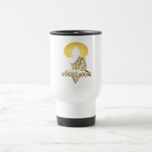 Mug De Voyage Feuilles de sérénité de Bouddha